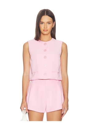 Amanda Uprichard Jeremiah Top in Rose. Size XS. Also in S, M, L, XL.
