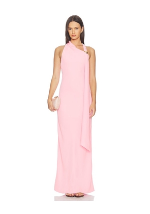 Amanda Uprichard Sonya Maxi Dress in Rose. Size XS. Also in S, M, L, XL.