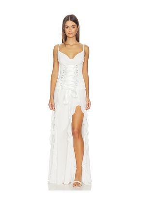 I.AM.GIA Marlette 2.0 Maxi Dress in White. Size L. Also in S, XXS, XS, M.