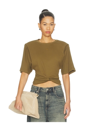Gestuz Betty Tee in Green. Size S. Also in XS, M, L.