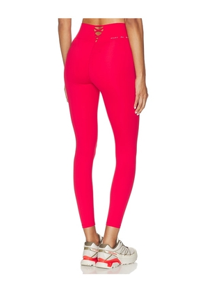 fleur du mal Laced Up Legging in Red. Size XS. Also in S, M.