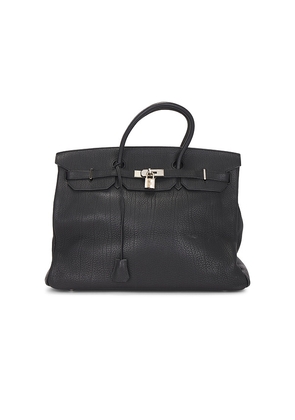 FWRD Renew Hermes Fjord Birkin 40 Handbag in Black.