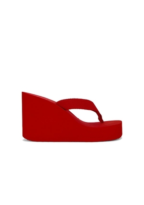 Jeffrey Campbell Astria 2 Flip Flop Sandal in Red. Size 6. Also in 7, 7.5, 8, 8.5, 9, 10.