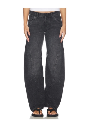 Free People x REVOLVE Highland Bowed Jean in Black. Size 24. Also in 25, 26, 28, 29.