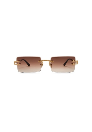 James Oro Authentic-II Sunglasses in Brown.