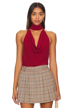 Lovers and Friends Daniella Top in Burgundy. Size M. Also in XXS, XS, S, L, XL.