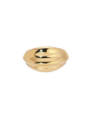 MEGA The Simone Cuff Bracelet in Metallic Gold.