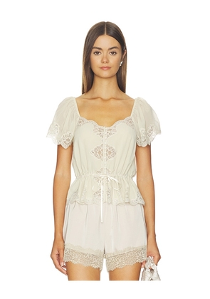LPA Grace Top in Ivory. Size XXS. Also in XS, S, M, L, XL.
