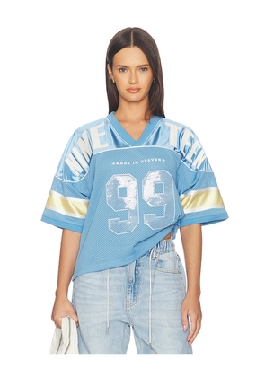 Ksubi 99 Spark Jersey Top in Baby Blue. Size XS. Also in S, M, L.