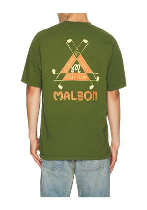 Malbon Bermuda Trinity Tee in Green. Size S. Also in M, L, XL/1X.
