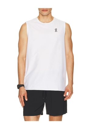 On Court Tank in White. Size S. Also in XS, M, L, XL/1X, XXL/2X.