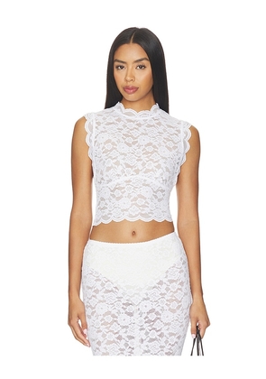 NBD Asta Top in White. Size XXS. Also in XS, S, M, L, XL.