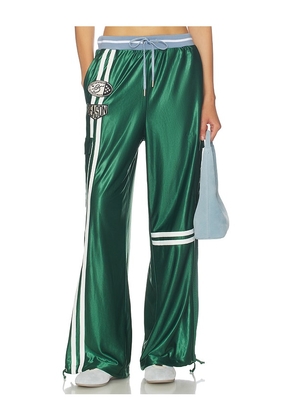 Off Season Track Pant in Green. Size XS. Also in S, M.