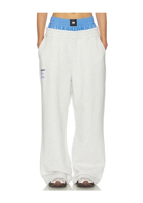 Off Season Layered Wide Pant in Grey. Size XS. Also in S, M.