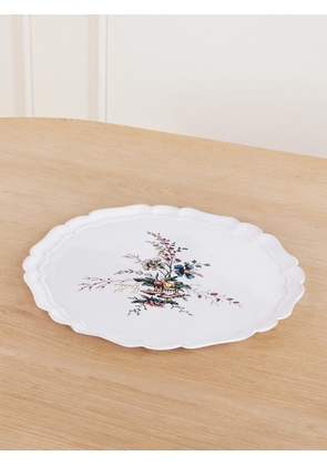 Astier De Villatte - Bush Clover Ceramic Plate - White - One size