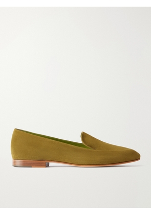 Manolo Blahnik - Pitaka Suede Loafers - Green - IT35,IT36,IT36.5,IT37,IT37.5,IT38,IT38.5,IT39,IT39.5,IT40,IT40.5,IT41,IT41.5,IT42
