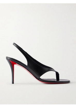 Christian Louboutin - Miss Z Infradita 80 Leather Sandals - Black - IT36,IT36.5,IT37,IT37.5,IT38,IT38.5,IT39,IT39.5,IT40,IT40.5,IT41,IT41.5,IT42