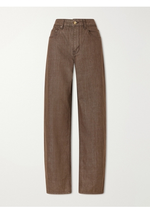 OSSOU - Rider Low-rise Boyfriend Jeans - Brown - 24,25,26,27,28,29,30,31