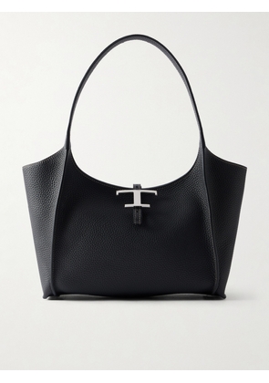 Tod's - T Timeless Small Leather Shoulder Bag - Black - One size