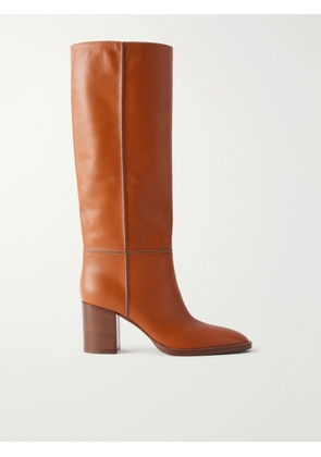 Gianvito Rossi - 70 Leather Knee Boots - Brown - IT36,IT36.5,IT37,IT37.5,IT38,IT38.5,IT39,IT39.5,IT40,IT40.5,IT41,IT41.5,IT42