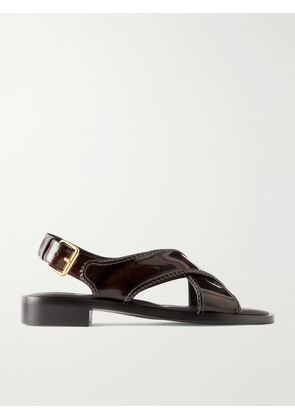 Church's - Sondra Patent-leather Sandals - Brown - IT36.5,IT37,IT37.5,IT38,IT38.5,IT39,IT39.5,IT40,IT40.5,IT41,IT41.5,IT42
