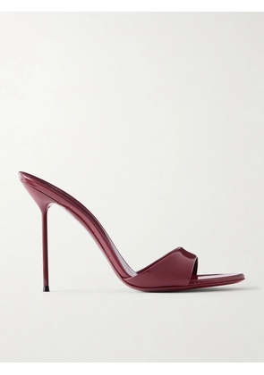 Paris Texas - Lidia 105 Patent-leather Sandals - Burgundy - IT36,IT36.5,IT37,IT37.5,IT38,IT38.5,IT39,IT39.5,IT40,IT40.5,IT41,IT41.5,IT42