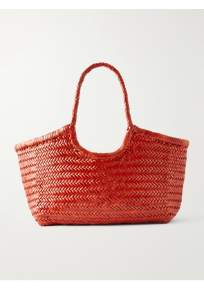 Dragon Diffusion - Nantucket Woven Leather Tote - Red - One size