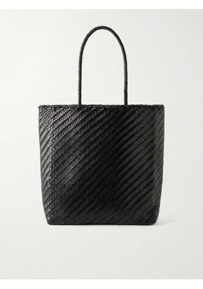 Dragon Diffusion - Big Woven Leather Tote Bag - Black - One size