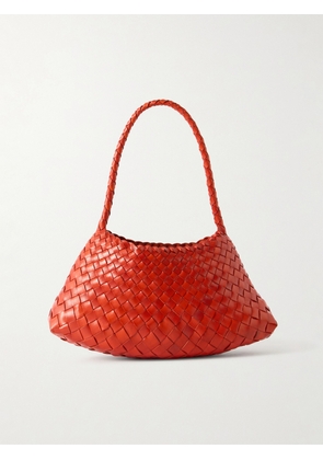 Dragon Diffusion - Rosanna Mini Woven Leather Shoulder Bag - Red - One size