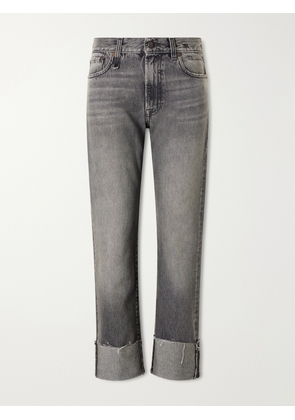 R13 - Romeo Cropped Mid-rise Flared Jeans - Blue - 24,25,26,27,28,29,30,31