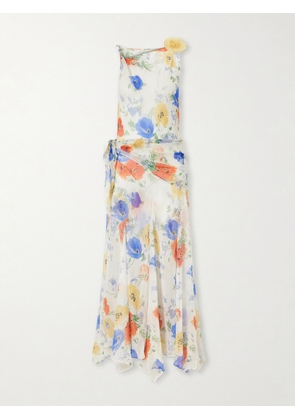 DÔEN - Zephrine Floral-print Silk-chiffon Maxi Dress - Multi - x small,small,medium,large