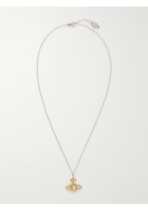 Vivienne Westwood - Olympia Platinum, Crystal And Pearl Necklace - Gold - One size