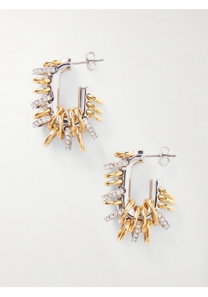 RABANNE - Punk Xl Two-tone Silver And Gold Earrings - One size