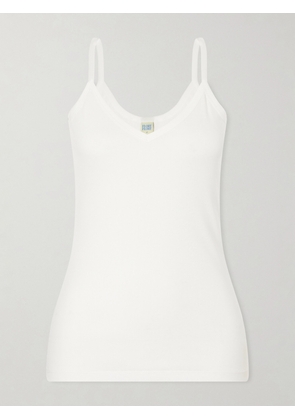 FLORE FLORE - Isla Organic Cotton-jersey Camisole - White - x small,small,medium,large,x large