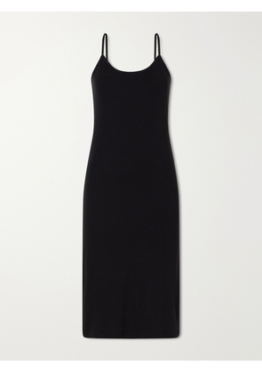 FLORE FLORE - Bibi Organic Cotton-jersey Midi Dress - Black - x small,small,medium,large,x large