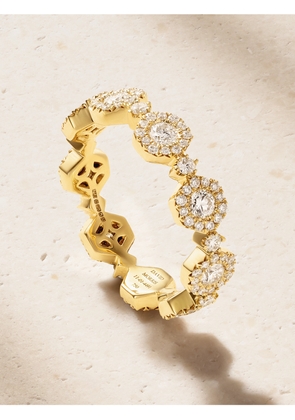 David Morris - Triolette 18-karat Gold Diamond Ring - 52,53