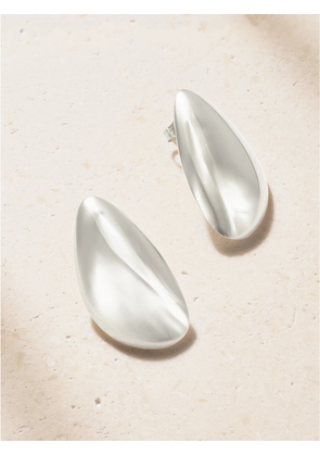 By Pariah - Sculptural Recycled Sterling Silver Earrings - One size