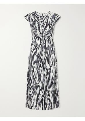 Proenza Schouler White Label - Miranda Printed Stretch-jersey Midi Dress - Multi - xx small,x small,small,medium,large,x large