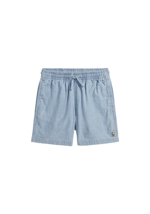 Polo Ralph Lauren Kids Twill Standard Short in Blue. Size 6. Also in 2, 3, 4, 5.