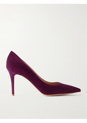 Gianvito Rossi - 85 Suede Pumps - Purple - IT36,IT36.5,IT37,IT37.5,IT38,IT38.5,IT39,IT39.5,IT40,IT40.5,IT41,IT41.5,IT42