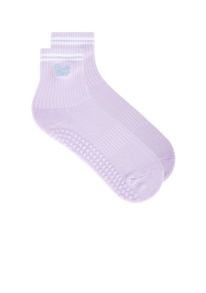 Souls. Butterfly Socks in Purple. Size S/M. Also in M/L.