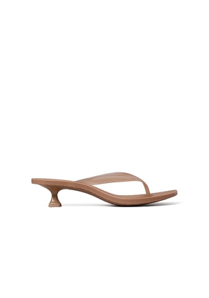 Tory Burch Jelly Heel Flip Flop in Brown. Size 6. Also in 7, 8, 9, 10.