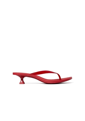 Tory Burch Jelly Heel Flip Flop in Red. Size 6. Also in 7, 8, 9, 10.