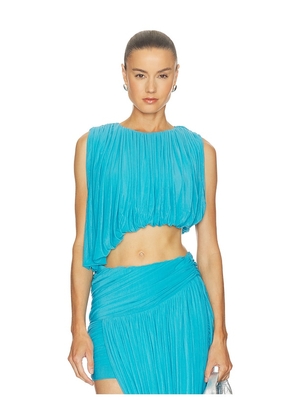 Ronny Kobo Chelly Top in Turquoise. Size XS. Also in S, M, L.