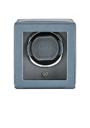 WOLF Cub Single Watch Winder With Cover in Grey.