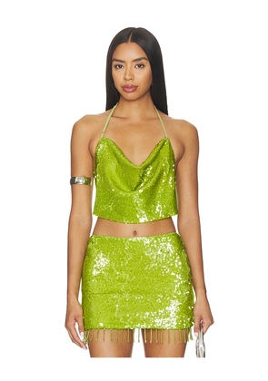 superdown Fallon Top in Green. Size XXS. Also in XS, S, M, L, XL.