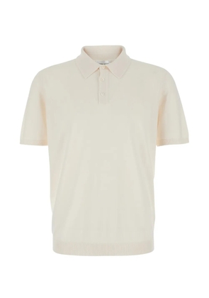 Roberto Collina ribbed-detail polo shirt - Neutrals