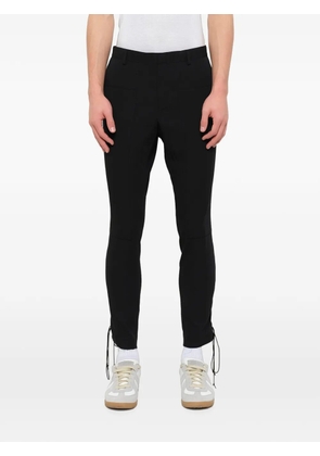 Lanvin belt-loops cropped trousers - Black