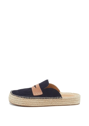 JW Anderson suede espadrille mules - Blue