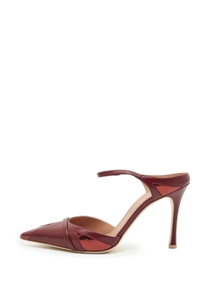 Malone Souliers Uma two-tone leather heeled mules - Red